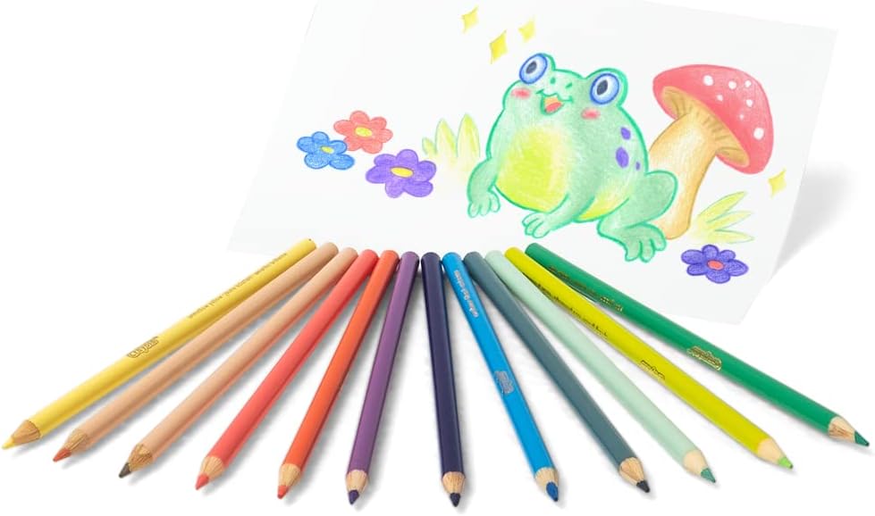 Crayola 12 Pastel Coloured Pencils