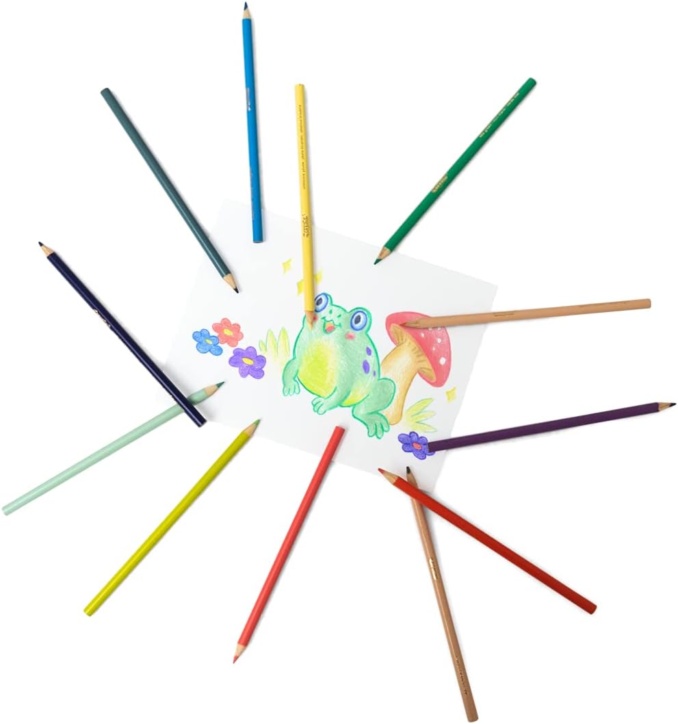 Crayola 12 Pastel Coloured Pencils