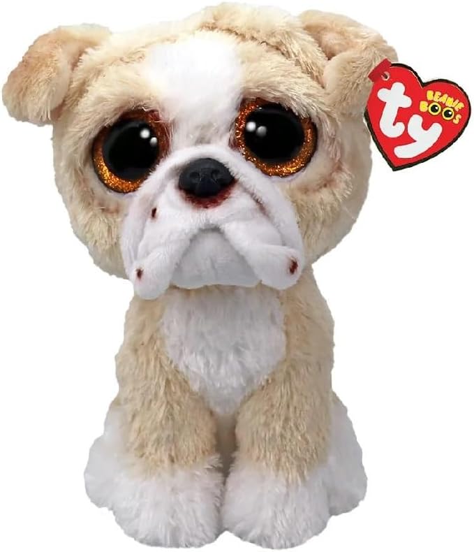 TY Pooch Tan English Bulldog Beanie Boo