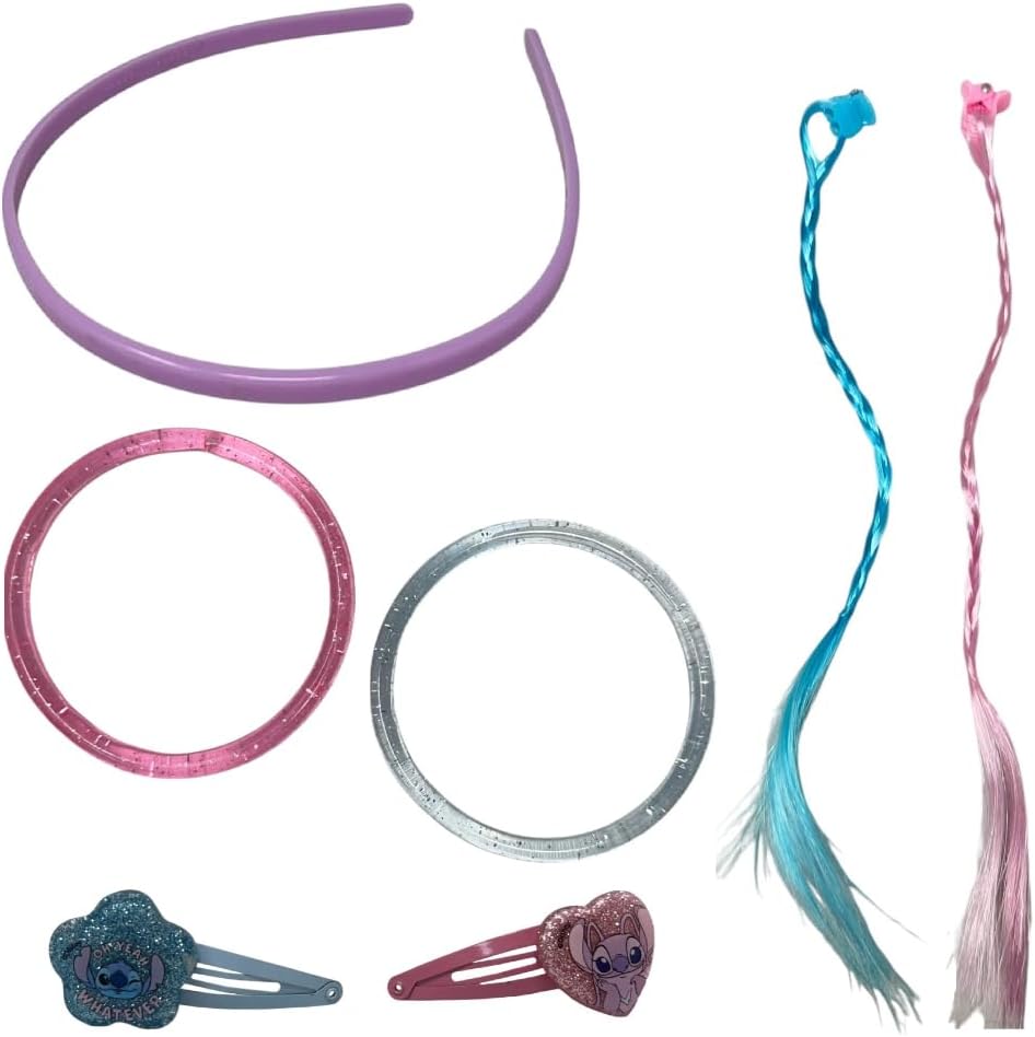 Disney Stitch 12 Piece Hair Accessory Set