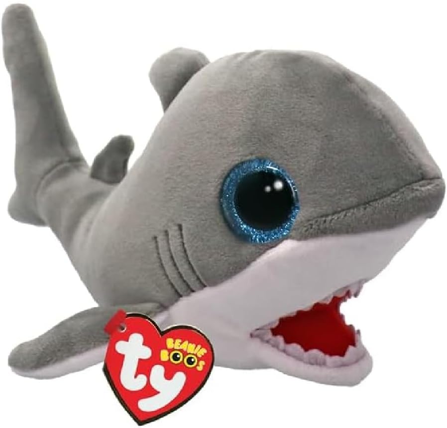 TY Finnegan Grey Shark Beanie Boo