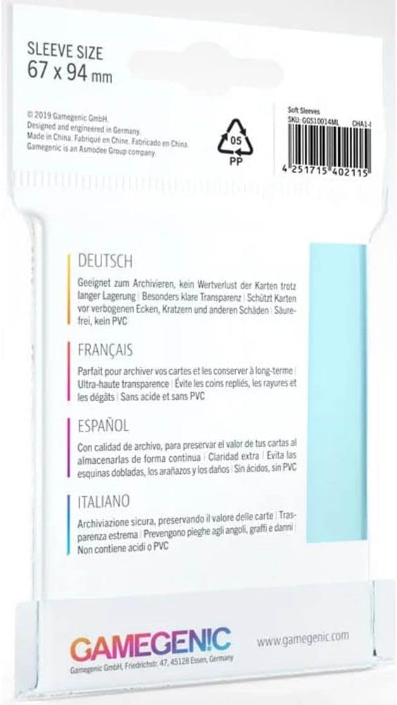 Gamegenic - Soft Sleeves