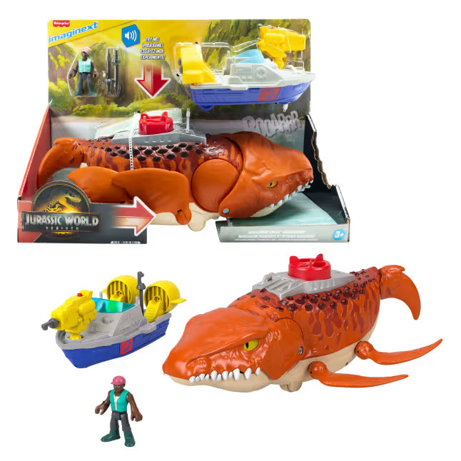 Imaginext Jurassic World Rebirth Aquachomp Chase