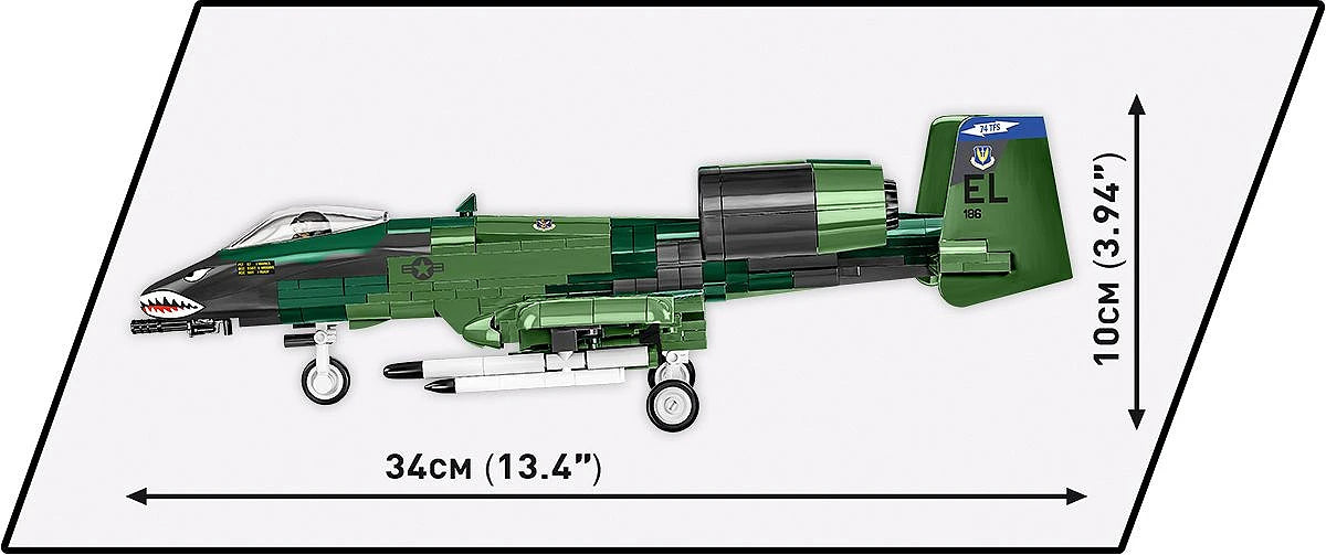 Cobi 5856 A-10 Thunderbolt II Warthog 1:48 Scale