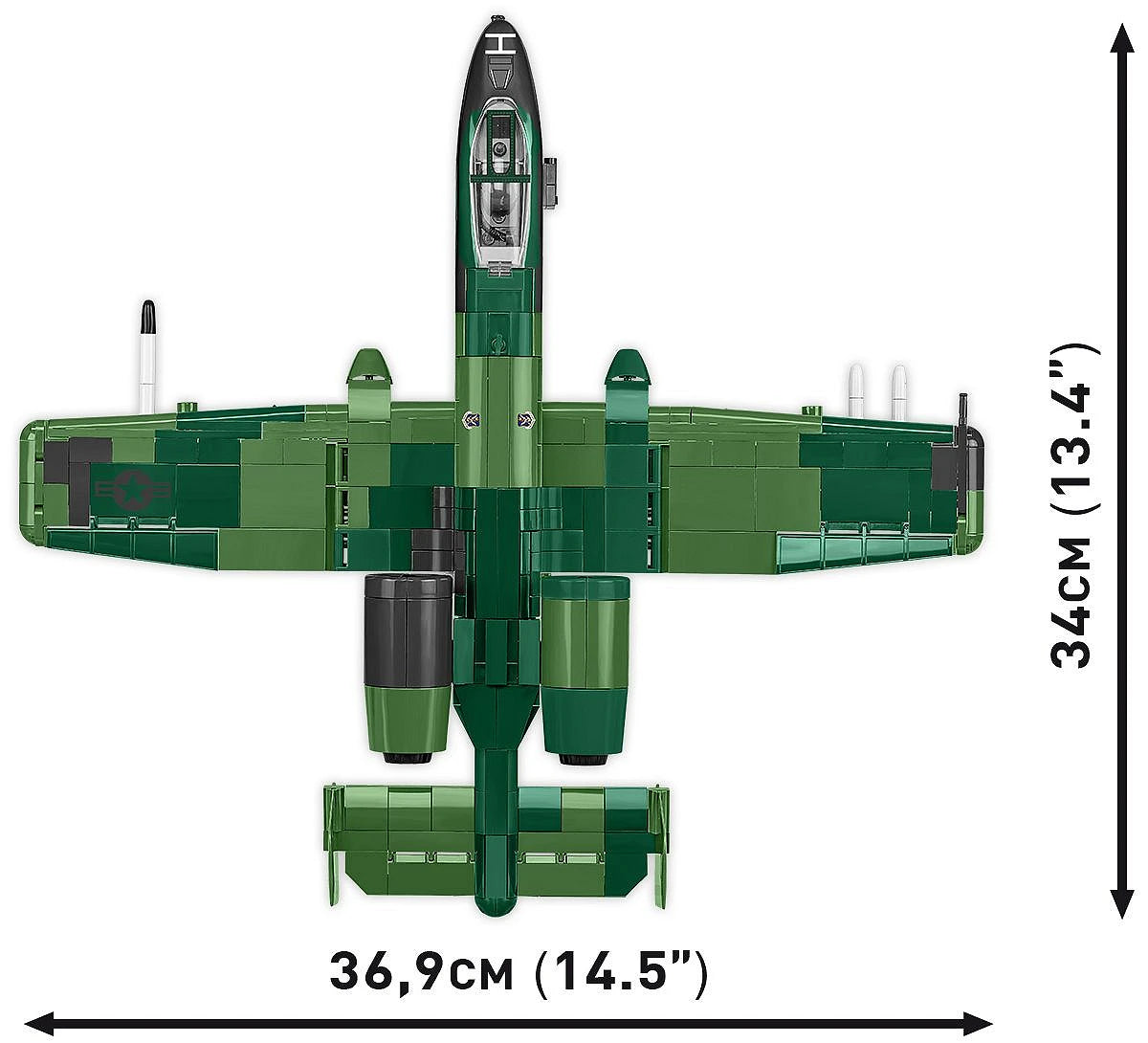 Cobi 5856 A-10 Thunderbolt II Warthog 1:48 Scale