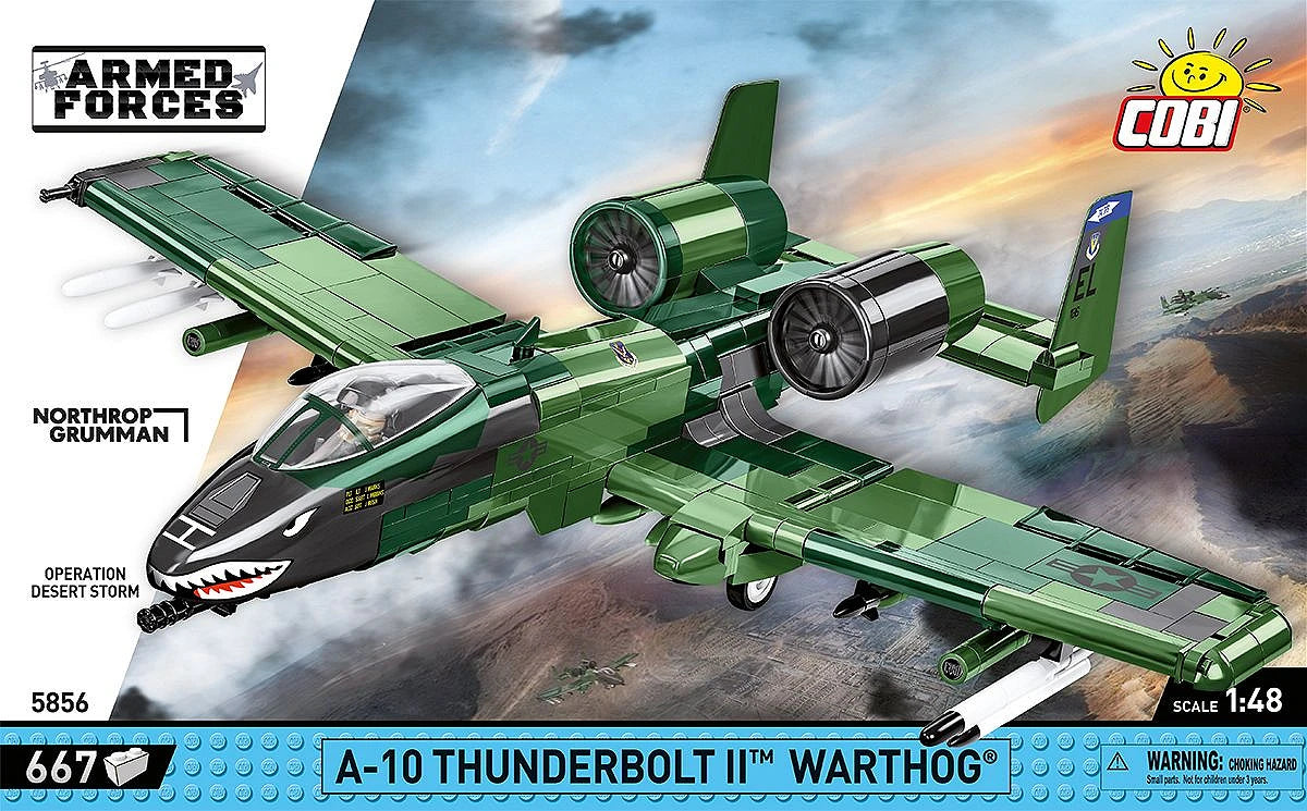 Cobi 5856 A-10 Thunderbolt II Warthog 1:48 Scale