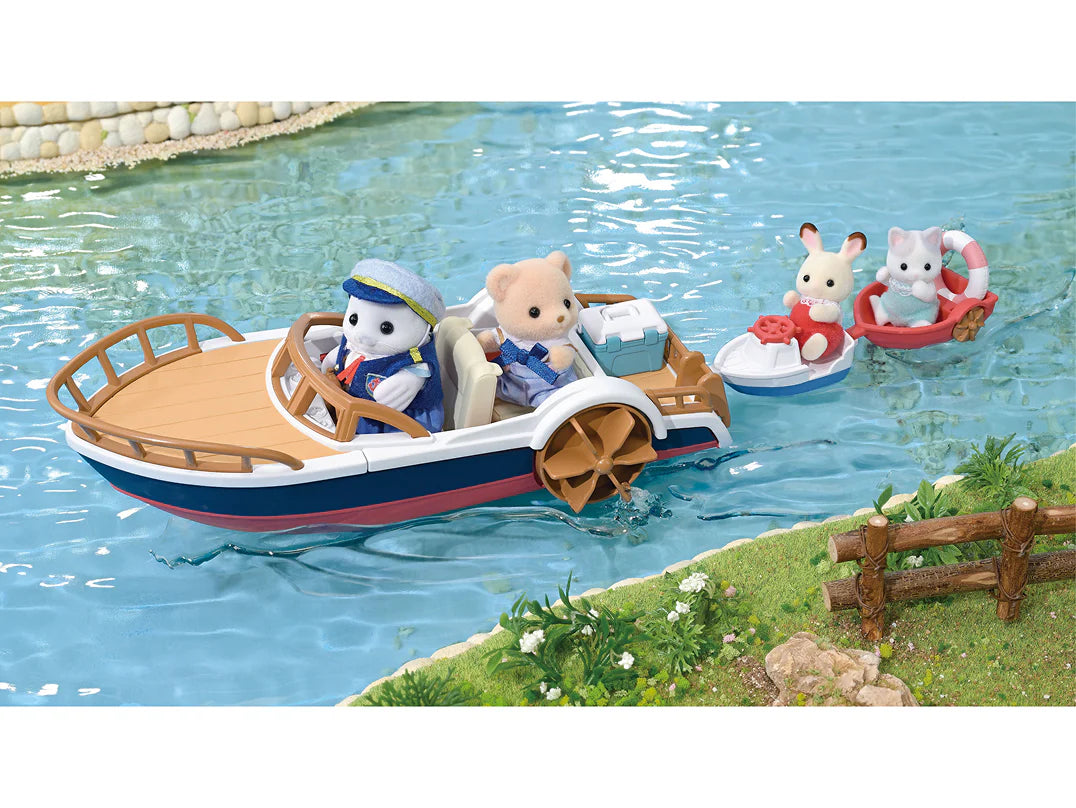 Sylvanian Families Seal Sailors River Boat