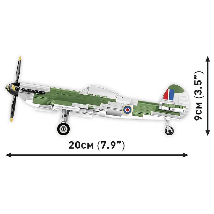 Cobi 5865 Spitfire Mk.XVI 152 Piece Set