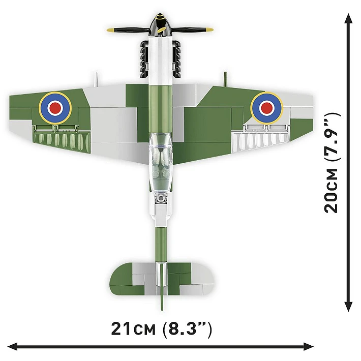 Cobi 5865 Spitfire Mk.XVI 152 Piece Set