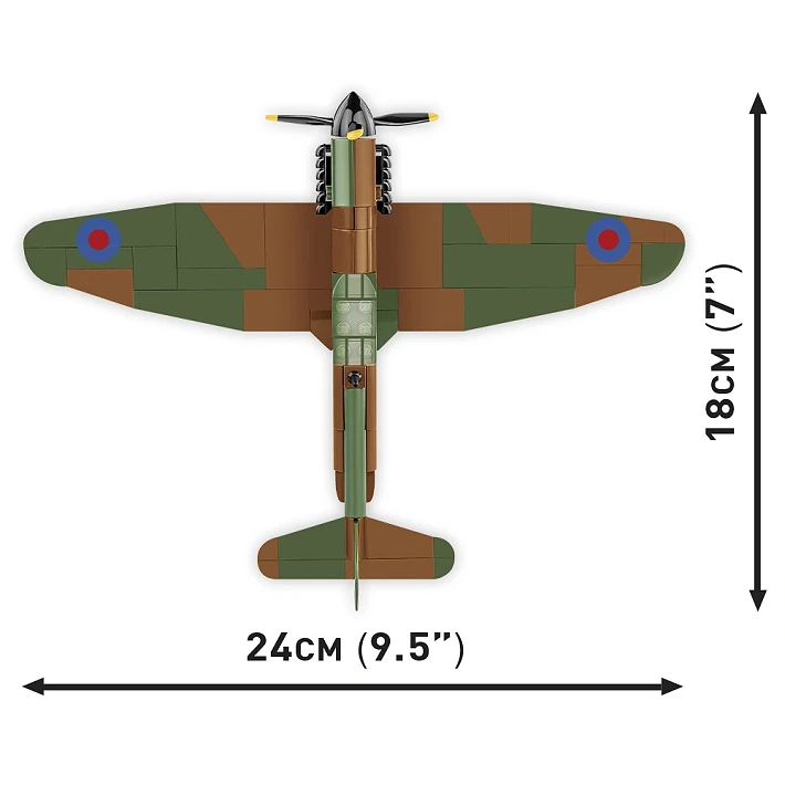Cobi 5868 Spitfire Mk.1 146 Piece 1:48 Scale Set