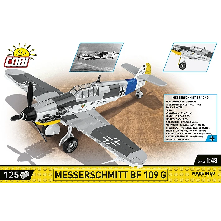 Cobi 5870 Messerschmitt BF-109 1:48 Scale Set