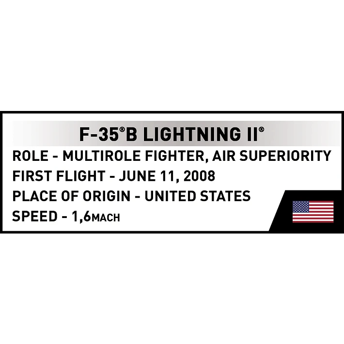 Cobi 5912 F-35 Lightning II 1:48 Scale Set