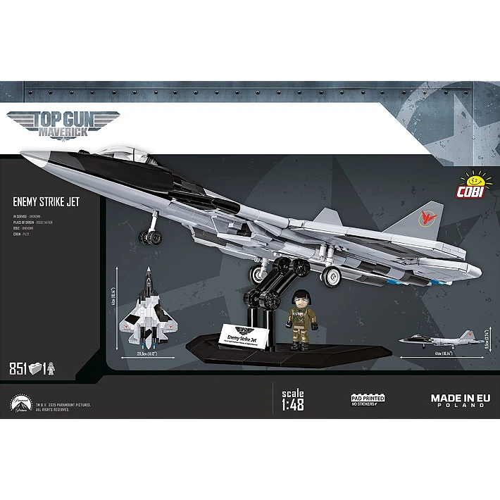 Cobi 5920 Top Gun Enemy Strike Jet 1:48 Set