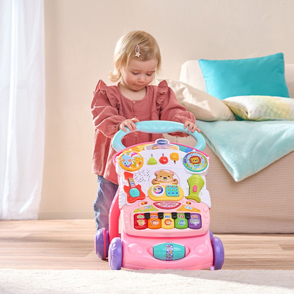 VTech First Steps Baby Walker Pink 2026