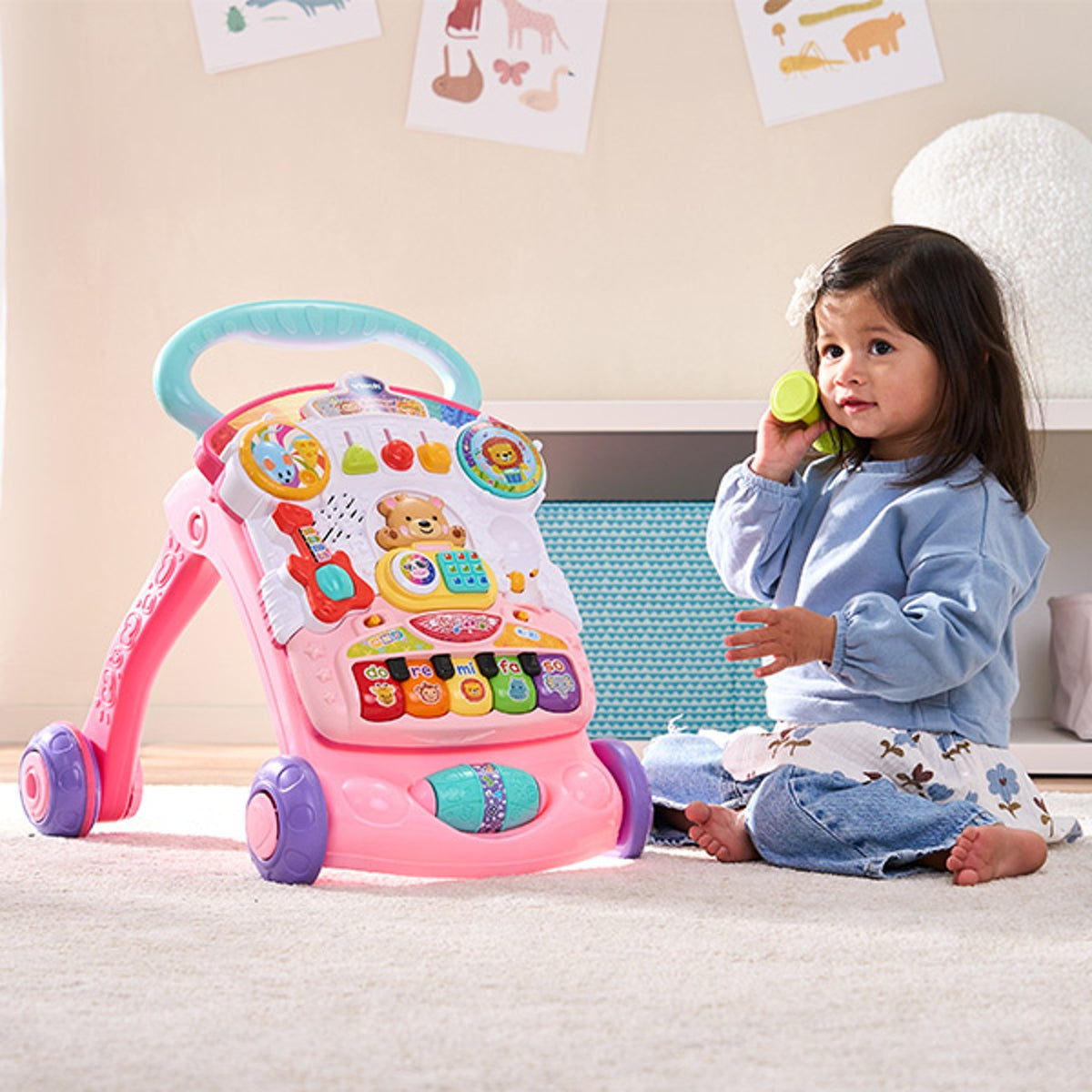 VTech First Steps Baby Walker Pink 2026