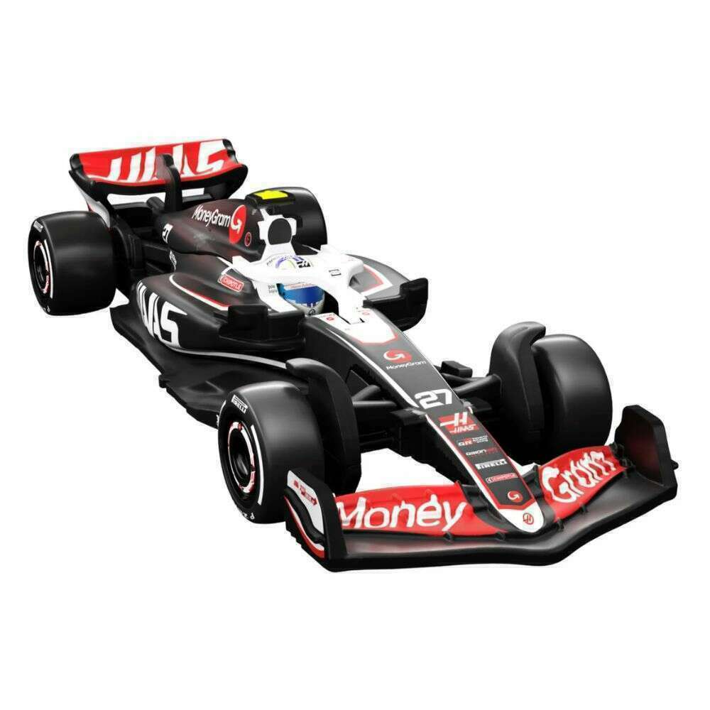 Hot Wheels Premium 2024 Formula 1 Diecast Cars MoneyGram Haas F1 Team - VF24 (No. 27) 1:64 Scale