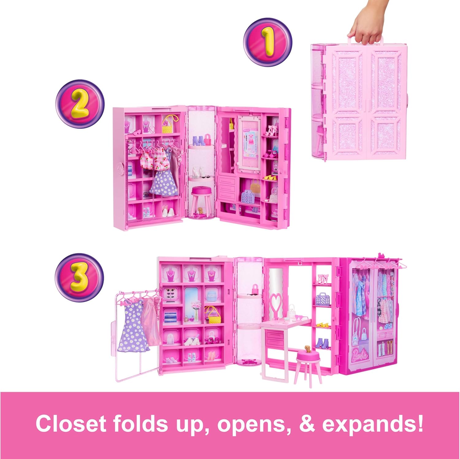 Barbie Dream Closet Toy Playset With Fashion Doll