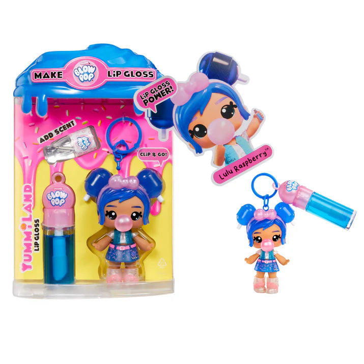 YummiLand Lip Gloss Lulu Raspberry Blow Pop