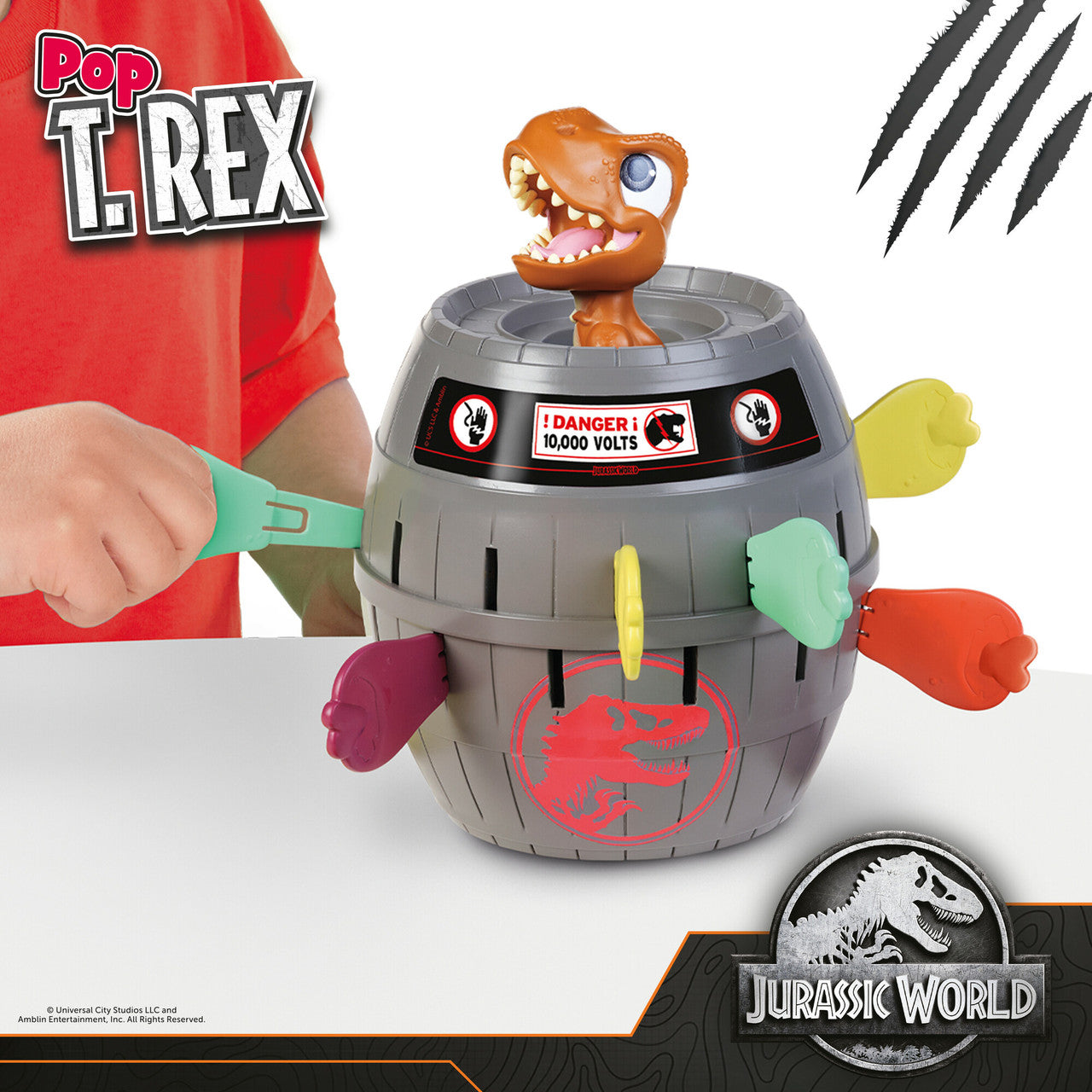 TOMY Jurassic World Pop Up T-Rex