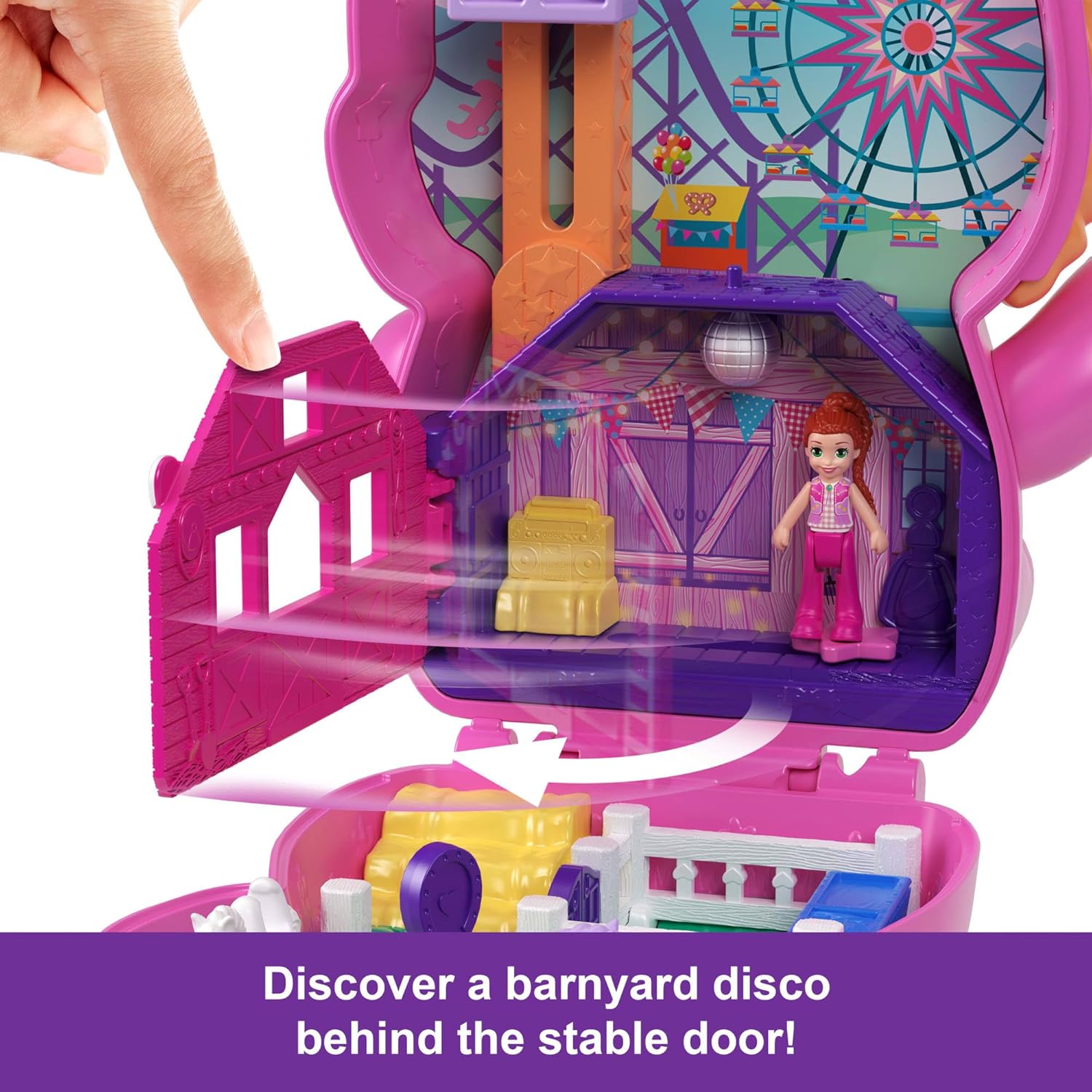 Polly Pocket Pony Rodeo Compact Playset