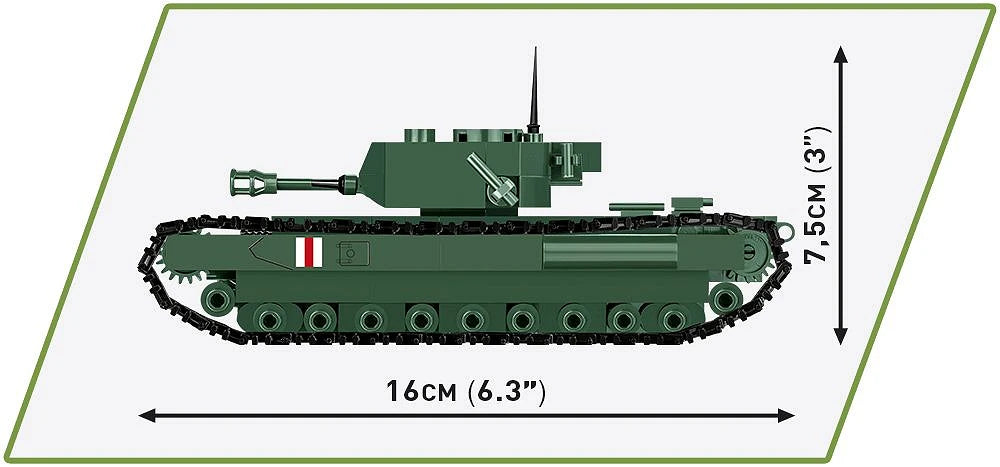 Cobi 2717 Churchill Mk.IV Tank 1:48 Scale Set