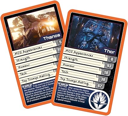 Guardians of the Galaxy Top Trumps Specials