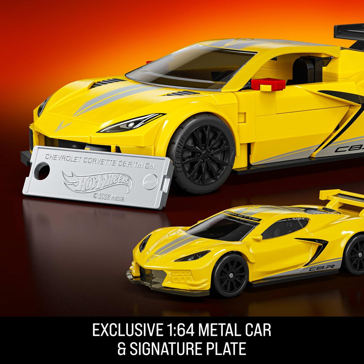 Hot Wheels Brick Shop Chevrolet Corvette