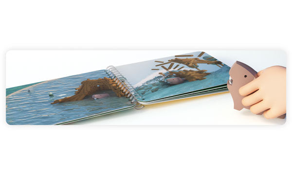 Halftoys Picture book - Beaver