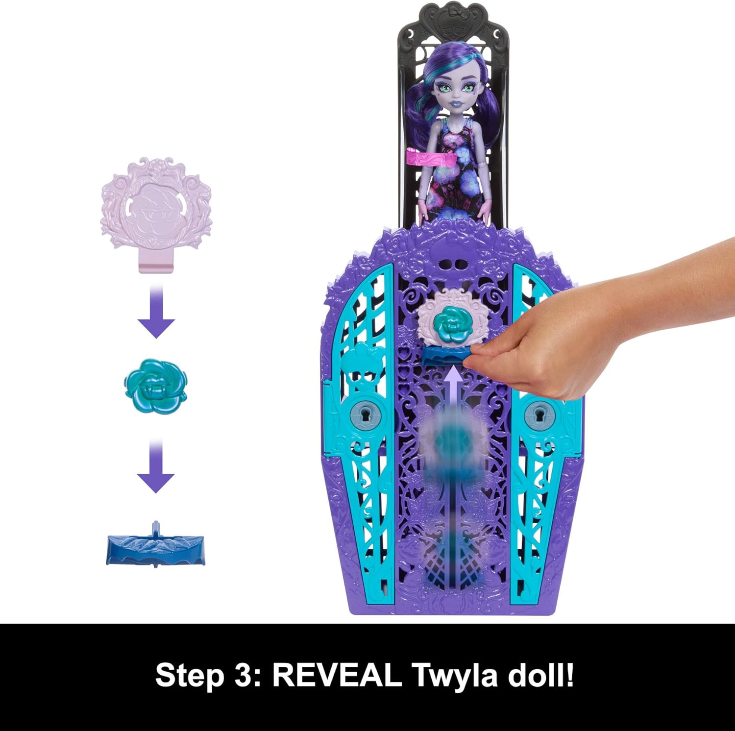 Monster High Skulltimate Secrets Garden Mysteries Playset, Twyla Doll