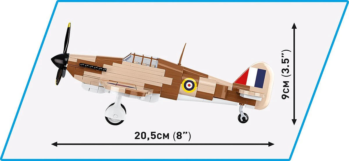 Cobi 5866 Hawker Hurricane Mk 1 1:48 Scale Set