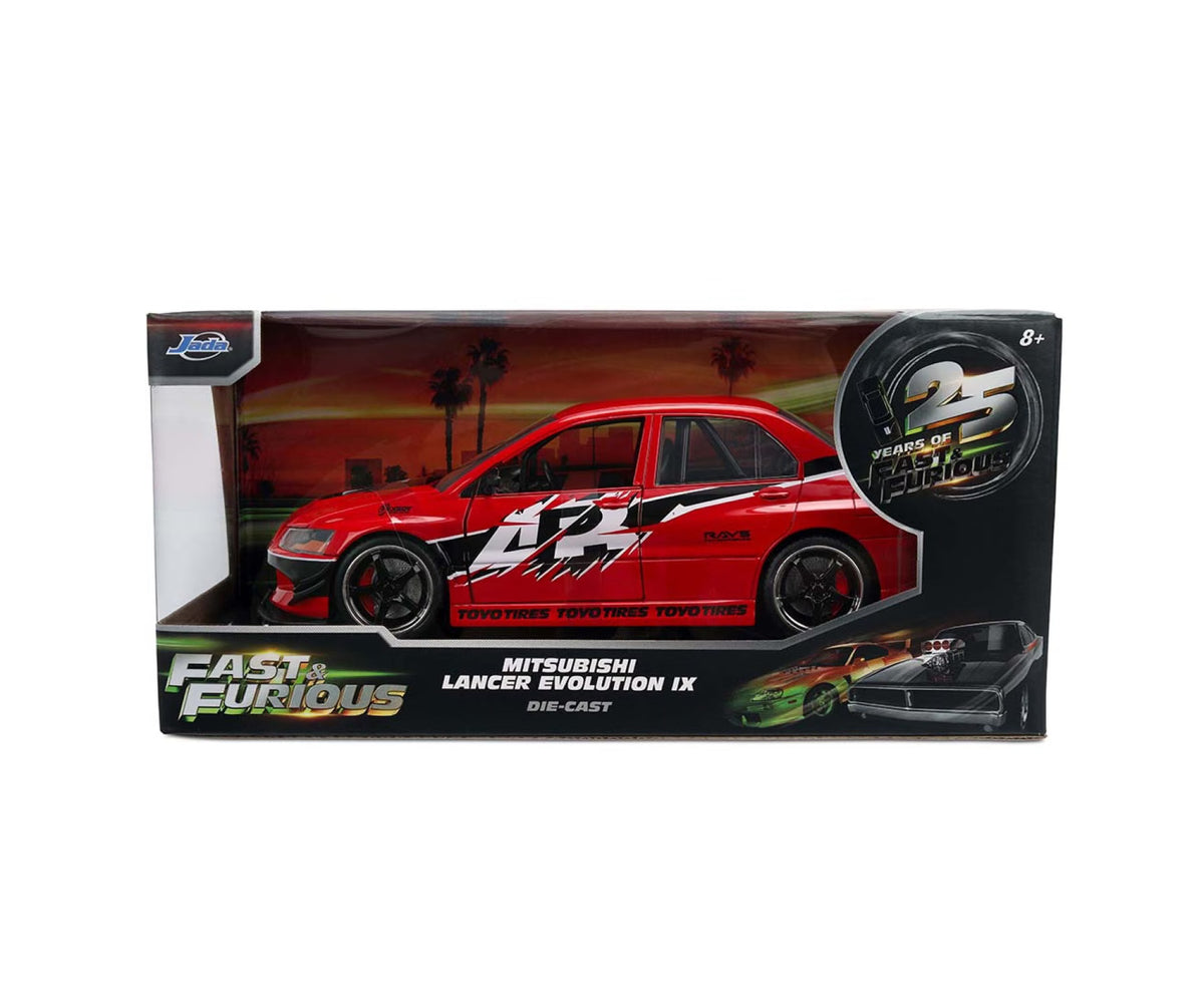 Fast &amp; Furious 2006 Mitsubishi Lancer Evolution IX 1:24 Scale