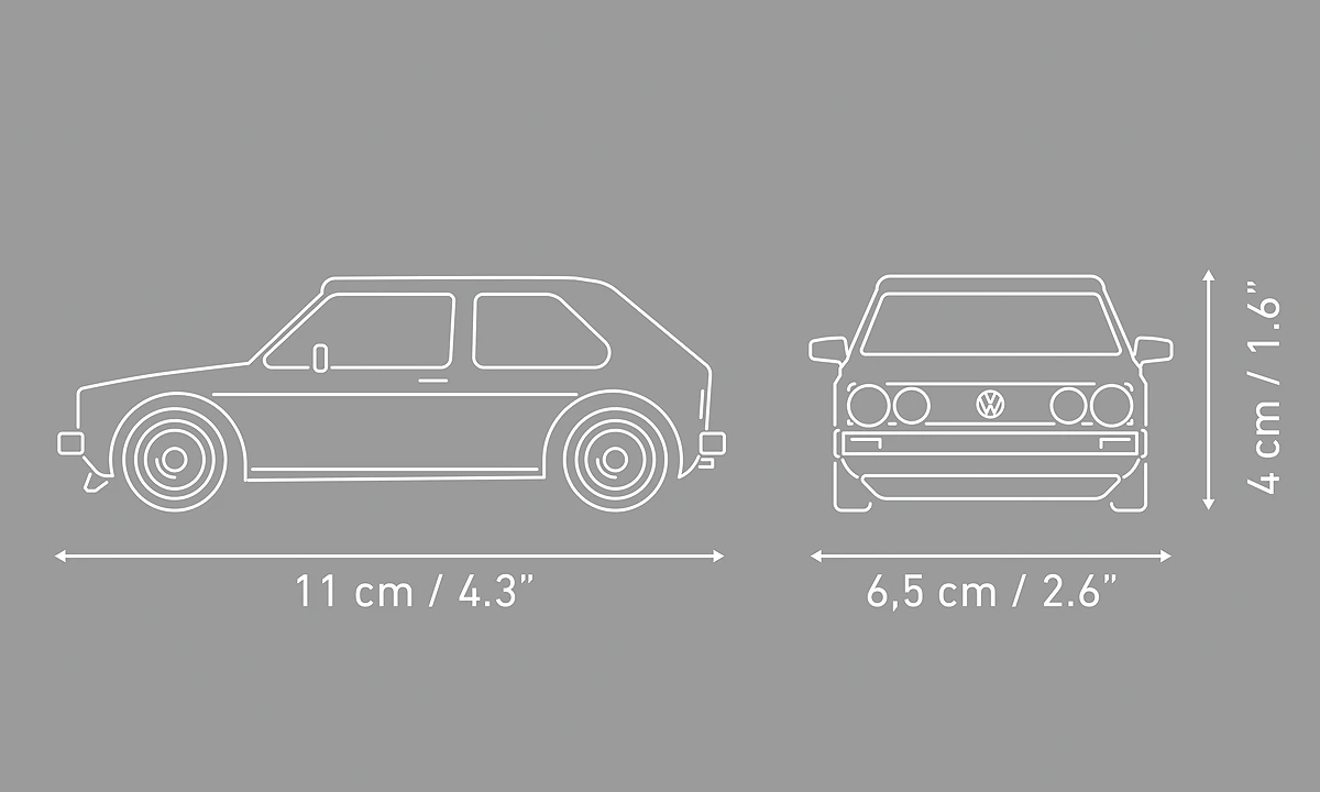 Cobi 24663 Volkswagen Golf GTI Scale Set