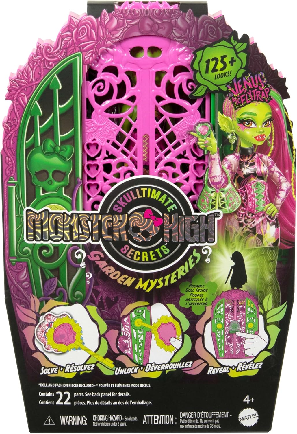 Monster High Skulltimate Secrets Garden Mysteries Playset, Venus Mcflytrap