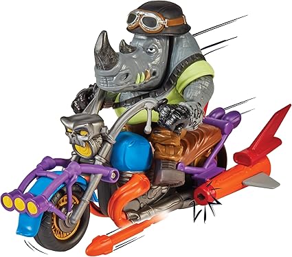 TMNT Mutant Mayhem Rocksteady Chopper Cycle