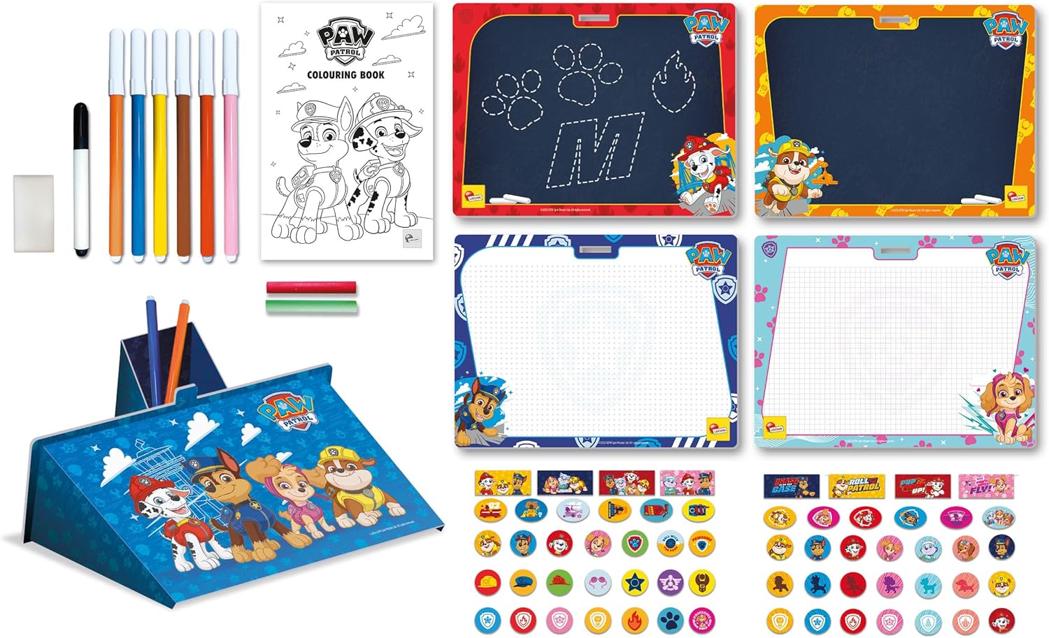 Lisciani Paw Patrol Colouring & Drawing Backpack