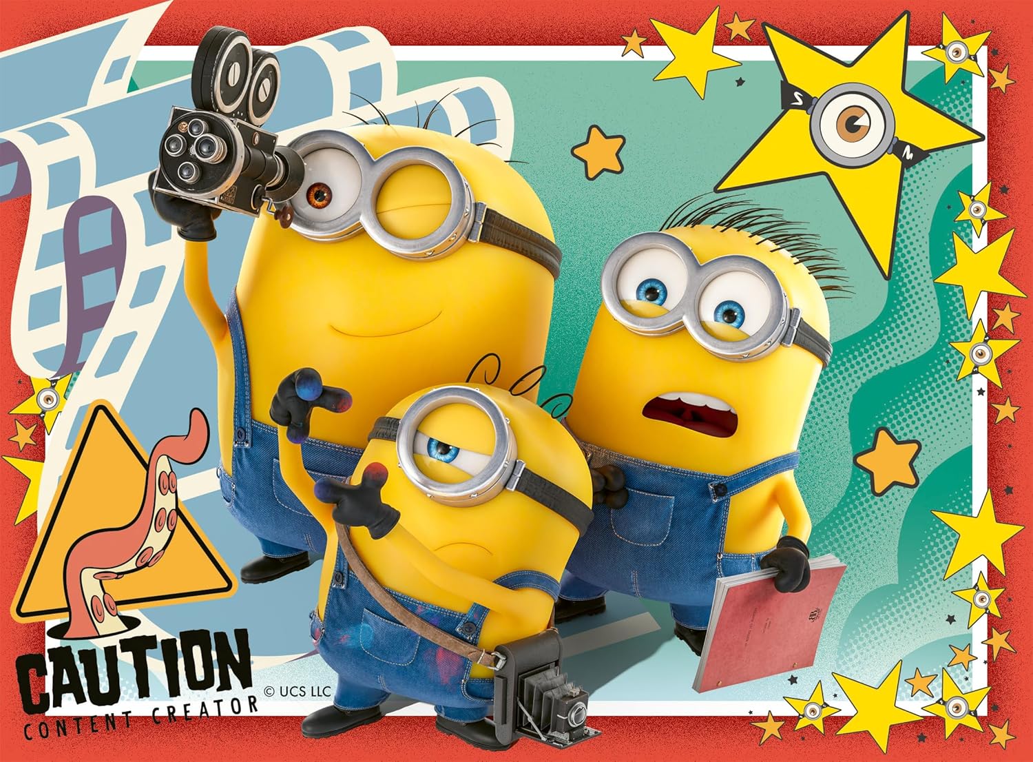 Minions Directing Life Moment 12/16/20/24 Piece Jigsaws