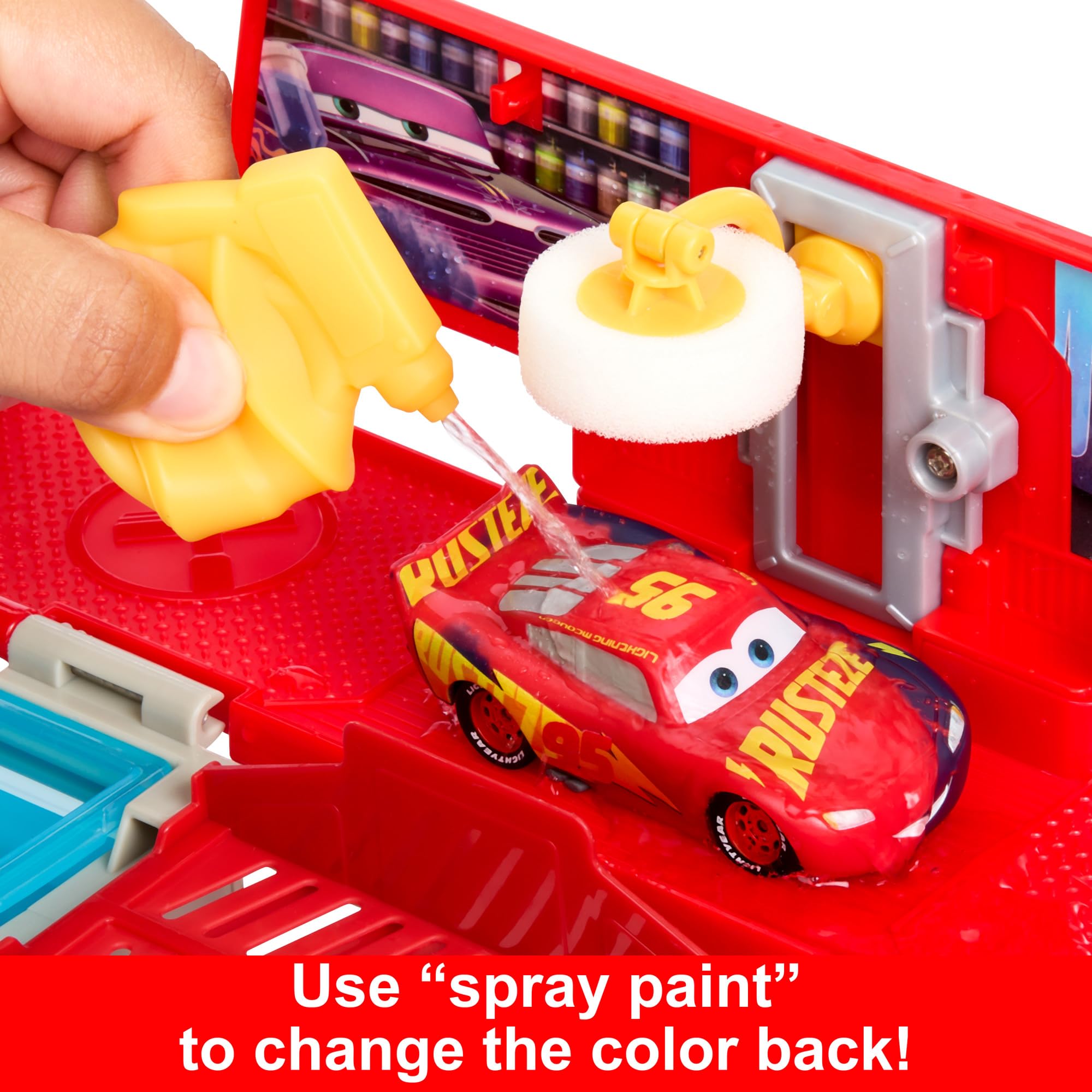 Pixar Cars Colour Changers Mobile Paint Shop Mack