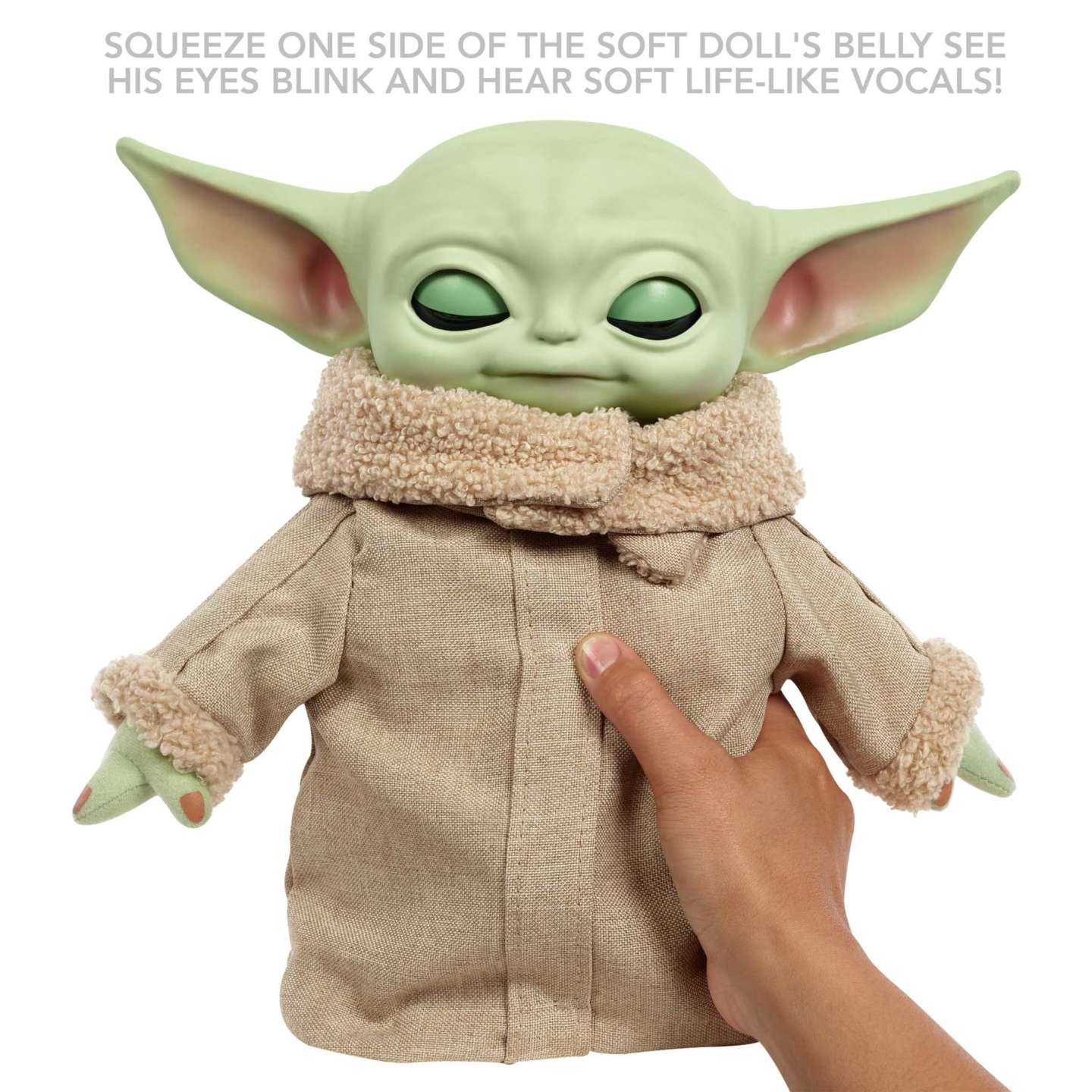 Star Wars Squeeze & Blink Grogu Feature 11" Plush