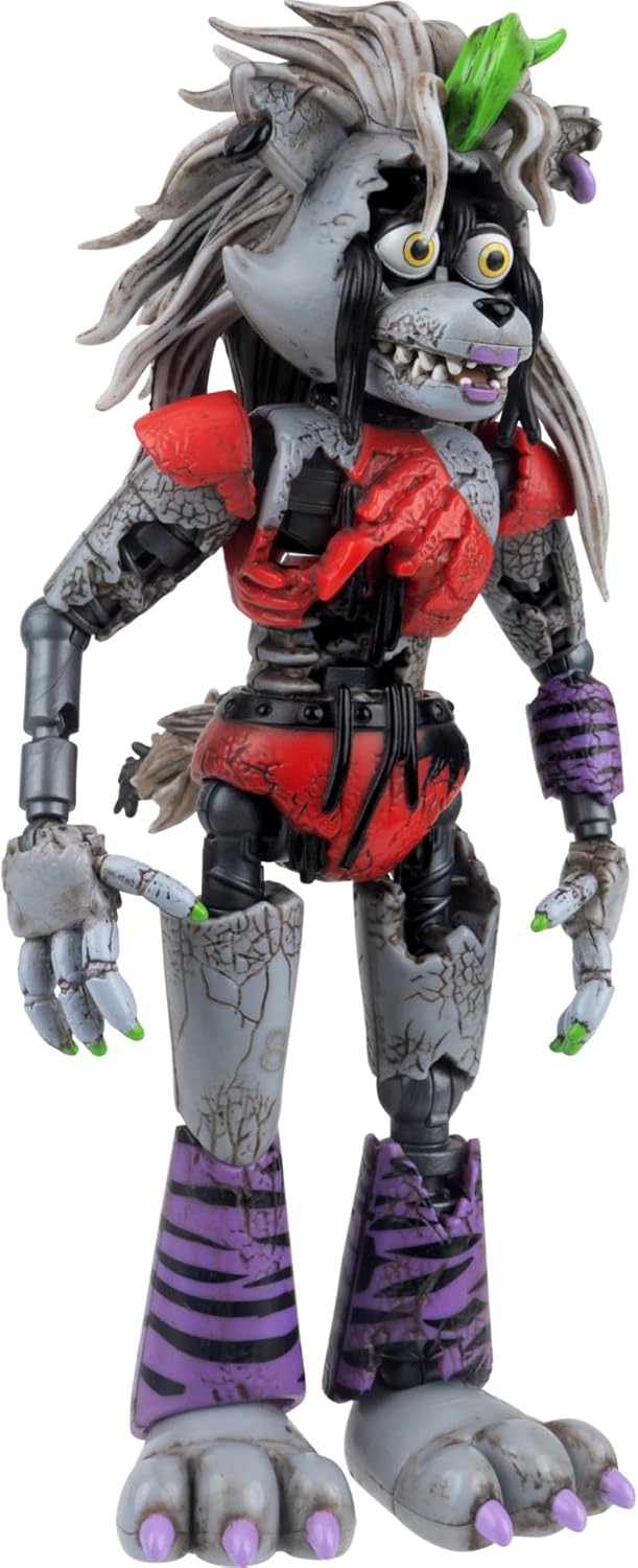 Five Nights at Freddy's Action Figure Endo-Series Roxanne Wolf & Shattered Roxanne Wolf 15cm