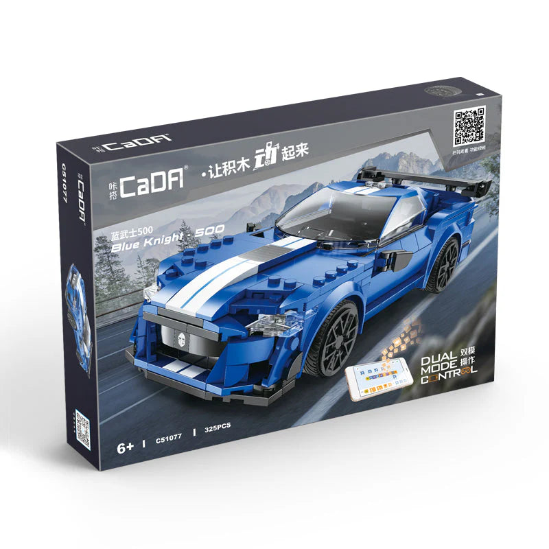 Cada Blue Knight Sports Car 325 Piece Construction Set