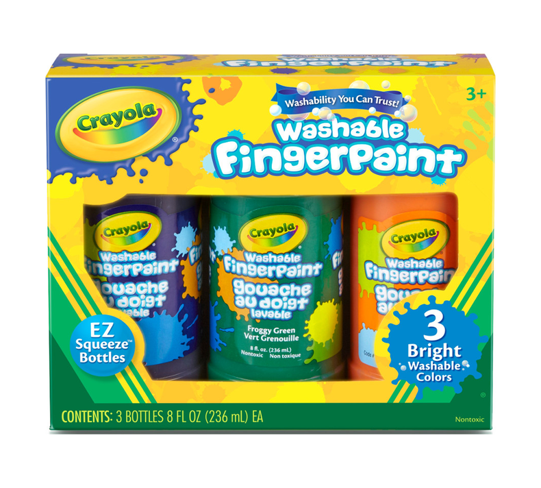My First Crayola Washable Finger Paints 3Pk