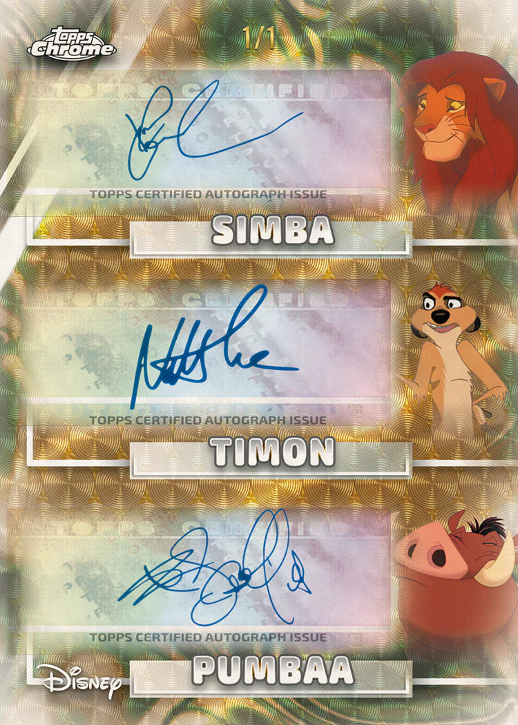 Topps Chrome Disney Mega Box