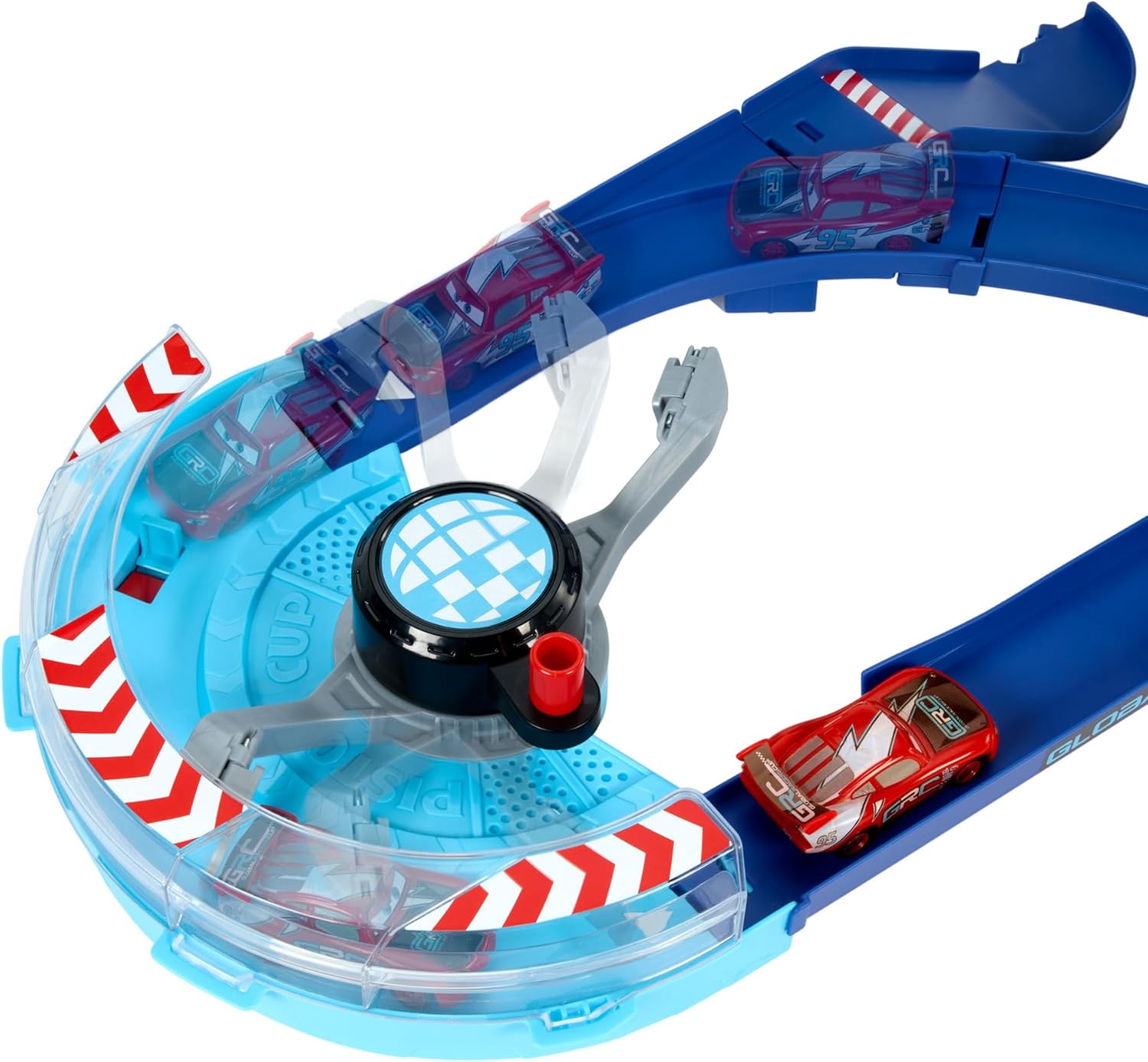 Disney Pixar Cars Global Racers Cup Jumping Raceway Playset