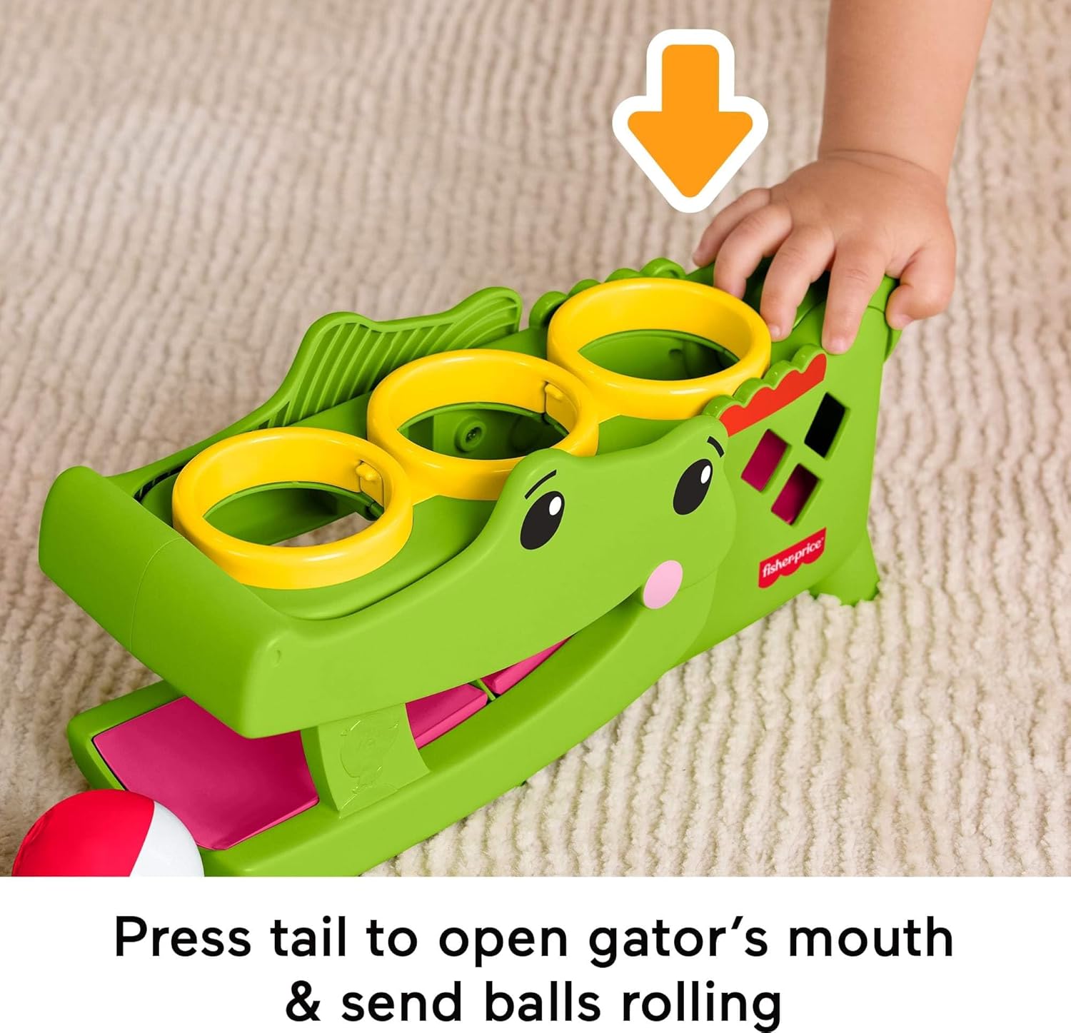 Fisher Price Sit & Tap Rolligator