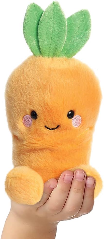 Palm Pals Cheerful Carrot 12cm Soft Toy