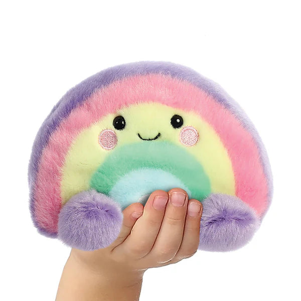 Palm Pals Vivi Rainbow 12cm Soft Toy