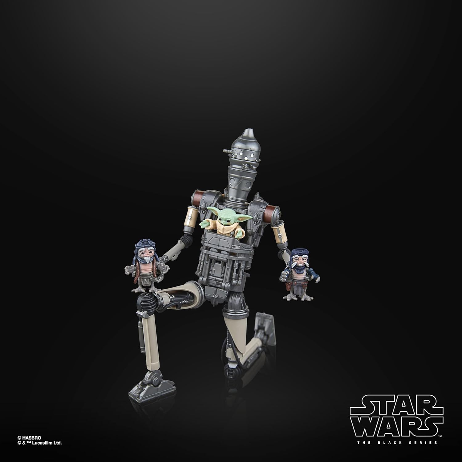 Star Wars The Black Series IG-12 & Grogu Action Figure