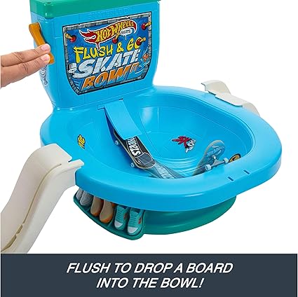 Hot Wheels Skate Flush & Go Skate Bowl Playset