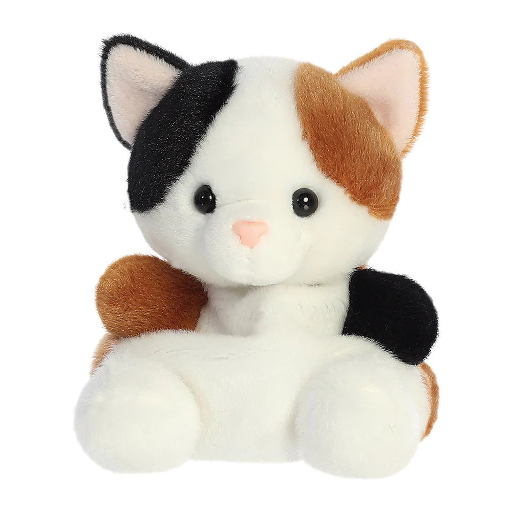 Palm Pals Calico Cat 12cm Soft Toy