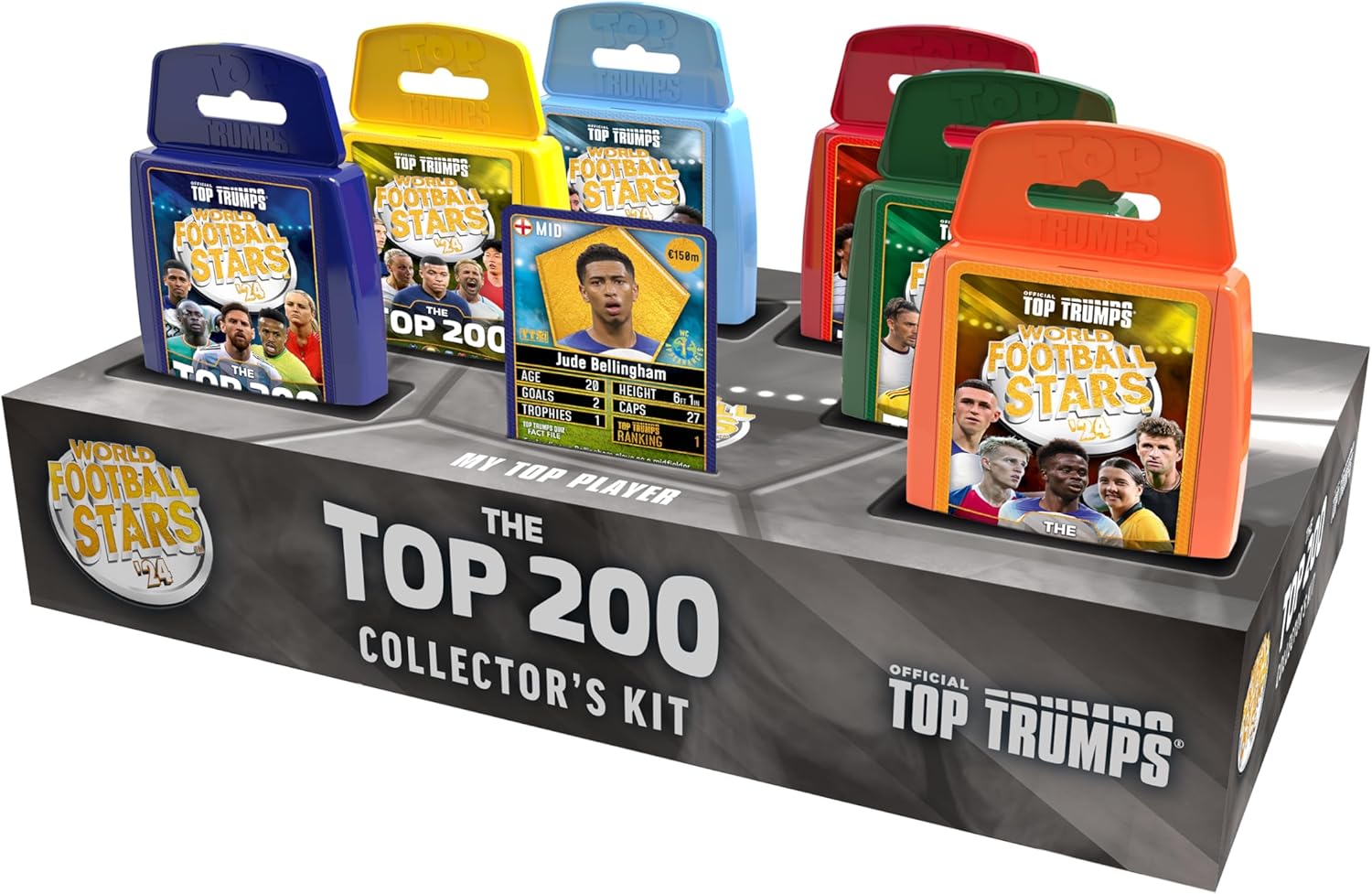 Top Trumps World Football Stars Collectors Kit